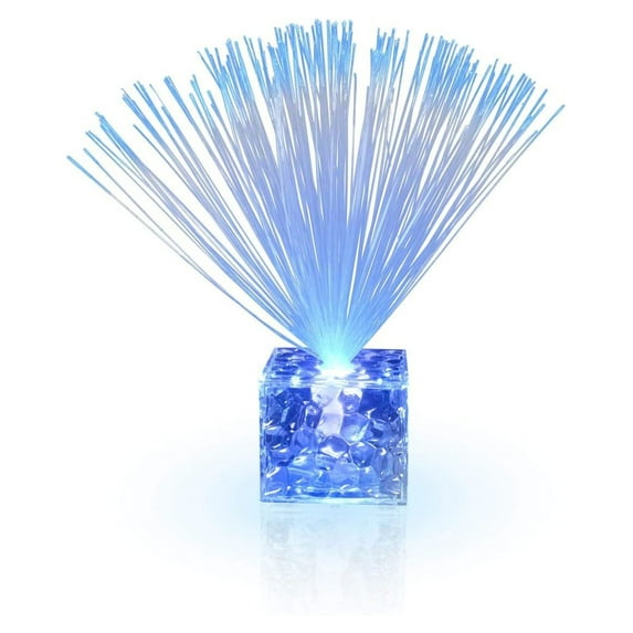 5.5" Light Up Mini Blue Centerpieces (Party Set of 12) for Tables