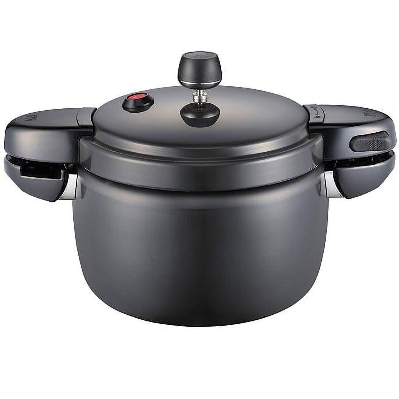 5.5 Liters 10 Servings New Black Pearl Pressure Cooker