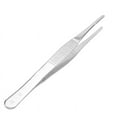 thumbnail image 1 of 5.5" Long Silver Tone Stainless Steel Round Tip Tweezers, 1 of 2