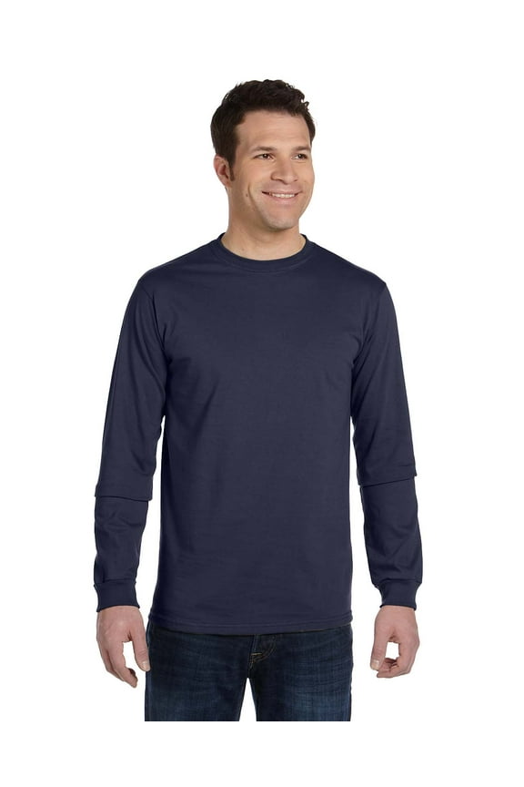 5.5 Oz., 100% Organic Cotton Classic Long-Sleeve T-Shirt , EC1500 , PACIFIC , Large