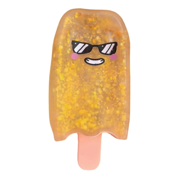 5.5" Popsicle-Shaped Hand Grip (1 Pc), Viscoelastic Tactile Focus Accessory for Office Tension Relief, Adult Desk Ornament (Multiple Colors)