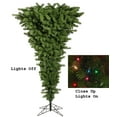 thumbnail image 1 of 5.5' Pre-Lit Green Upside Down Artificial Christmas Tree - Multi Lights, 1 of 2