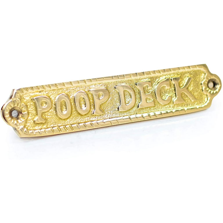 5.5 Solid Brass Designation & Name Plate
