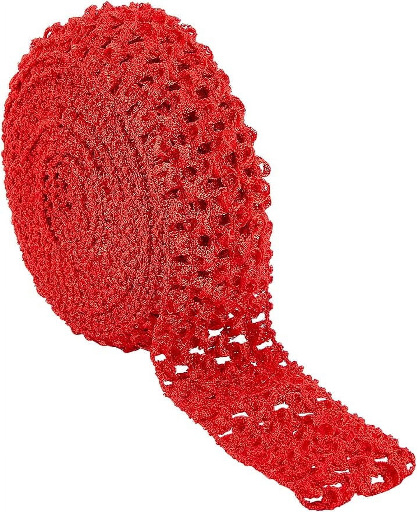 5.5 Yards 1.7 Wide Elastic Crochet Headband Ribbon Crochet Stretch