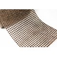 thumbnail image 1 of 5" 5 Yards Brown Diamond Mesh Wrap Roll Crystal Rhinestone Sparkle Ribbon, 1 of 1