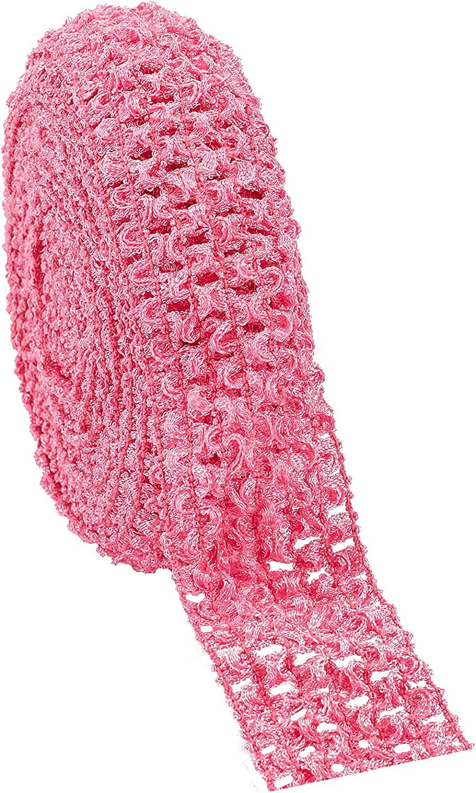 5.5 Yards Elastic Crochet Headband Ribbon Crochet Stretch Trim