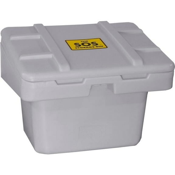 5.5 cu. ft. Global Industrial Lockable Outdoor Storage Container - Light Gray - 30 x 24 x 23 in.