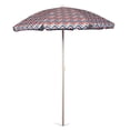 thumbnail image 1 of Oniva 5.5 Ft Portable Beach Umbrella with UPF 50 plus Sun Protection and Tilt Pole, Vibe Collection, 1 of 11