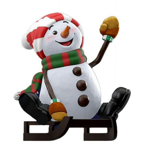 5.5 ft. Snowman on Sled