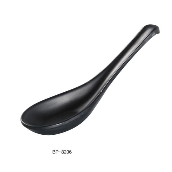 5.5 in. Black Pearl-2 Spoon, Black with Matting - Pack of 72