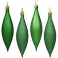 thumbnail image 1 of 5.5 in. Moss Green Drop 4 Finish Assorted Color Christmas Ornament - 8 per Box, 1 of 1