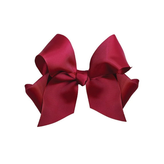 5.5 Inch Grosgrain Hair Bow Clip For Woman And Girls