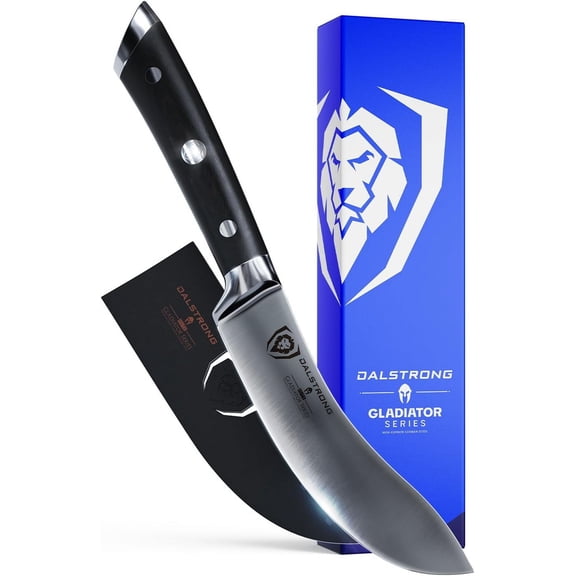 5.5 inch Skinning & Boning Knife - Gladiator Series Elite - Forged High-Carbon German Steel - G10 Handle - w/Sheath - Meat Cutting, Carving, Bone, Trimming, Deboning - NSF Certified