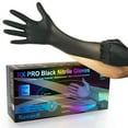 thumbnail image 1 of 5.5 mil RX Pro Black Nitrile Gloves - Large - 100 Count, 1 of 1