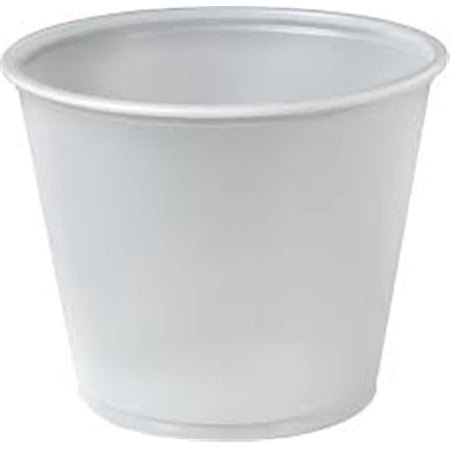 5.5 oz Solo Souffles Polystyrene Plastic Portion Cups, Translucent