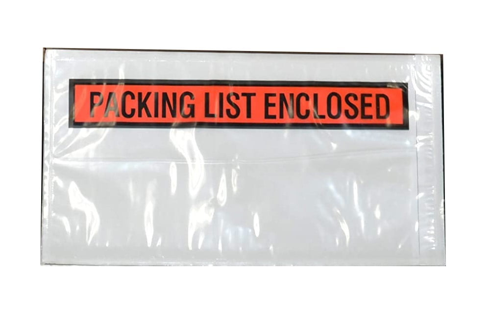 5.5 x 10" Large Packing List Enclosed (1,000 Envelopes) - Laddawn 3883
