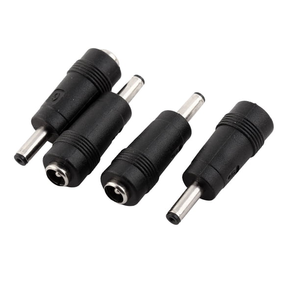 5.5 x 2.1mm Female to 4.0 x 1.7mm Male DC Power Connector Jack Adapter 4 Pcs