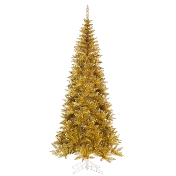 5.5 x 30" Gold Slim Fir Tree 722Tips