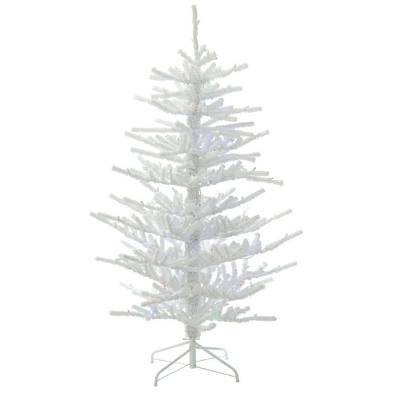 5.5' x 46" Flocked Twig 250 LED Multi Color Lights