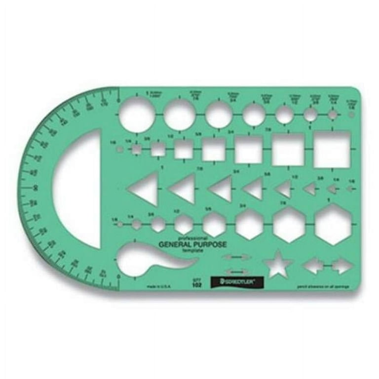 Templates, 40 Geometric Shapes, 5.5 x 9.5, Green Templates, 40 Geometric Shapes, 5.5 x 9.5, Green