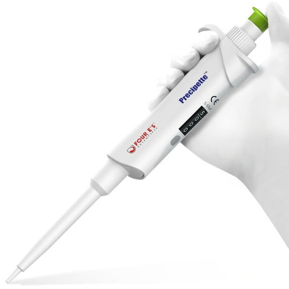 5-50L Pipette, Professional Single-Channel Pipettor Lightweight High Accurate Adjustable Variable Volume Micro Pipette with Calibration Certificate (Model LH0301004)