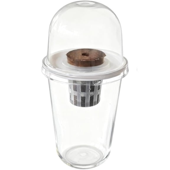 5/50 Pcs Hydroponic Growing Kit, Transparent Seed Starter Cups with Humidity Domes Net Pots and Grow Sponges for Indoor Outdoor Plant Propagation