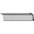 thumbnail image 1 of 5.50 in. H x 3.75 in. P x 6.75 in. F x 94.50 in. L Rose Crown Moulding, 1 of 1