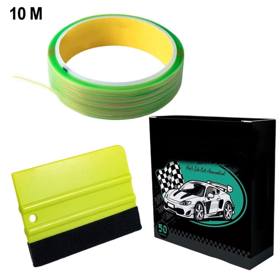 5-50M Safe Finish Line Tape for Car Vinyl Wrapping Film Cutting Tools+Scraper