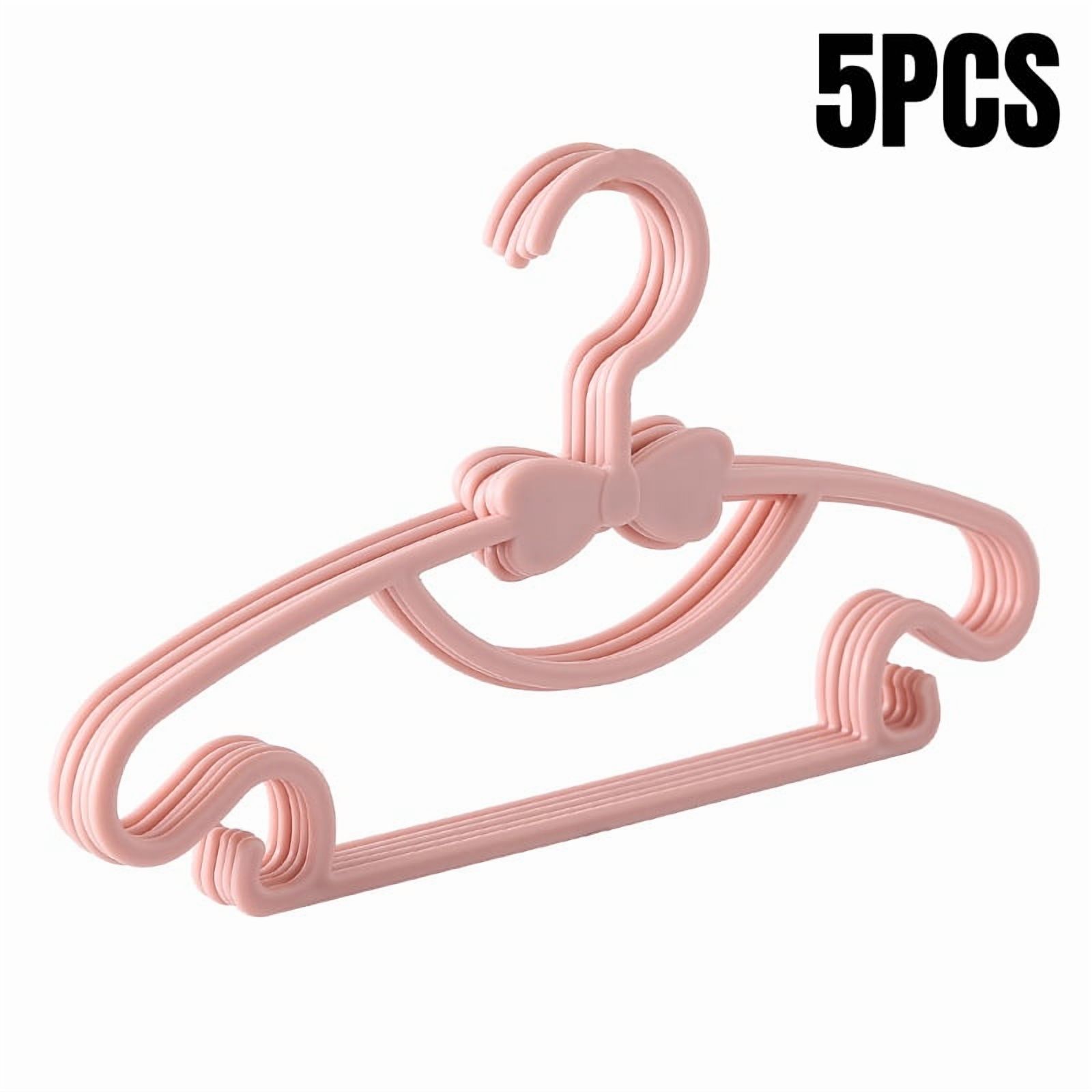 5-50Pcs Baby Hangers Plastic Kids Clothes Storage Hanger Rack for Nursery Children Hangers Toddler Infant Portable Coats Home