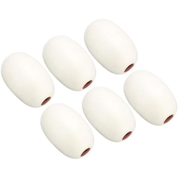 5.51" x 3.54" Rope Float Buoy, 12 Pcs 570g Deep Water Floats Rope Float Buoy Great for Trail Markers Dock Floats Kayak Boats Swimming Pool, White$$Sport & Recreation Other