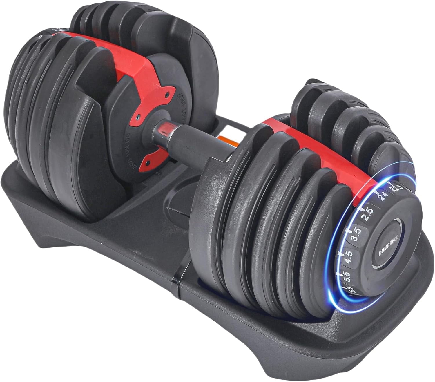 Eisenlink 80lbs Adjustable Dumbbells Pair, Quick-Lock, 5lb