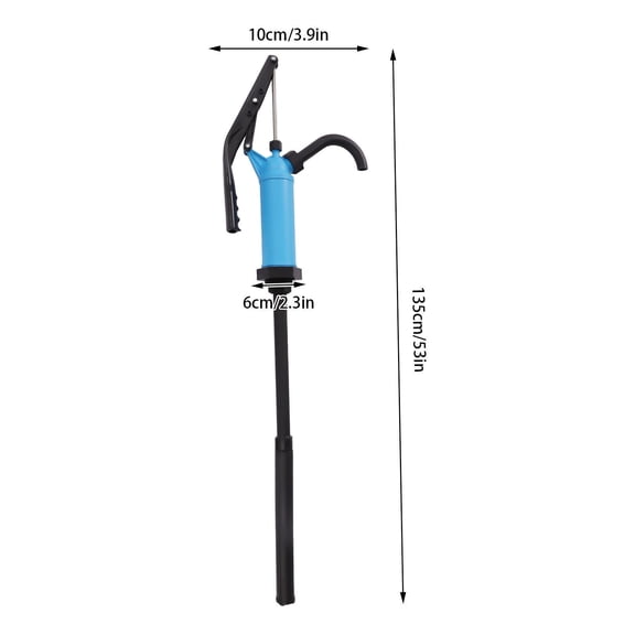 5-55 Gallon Fuel Transfer Pump Lever Action Barrel Drum Pump Manual Oil Pump Extractor for Transferring Fuel and Other Non-Corrosive Liquids
