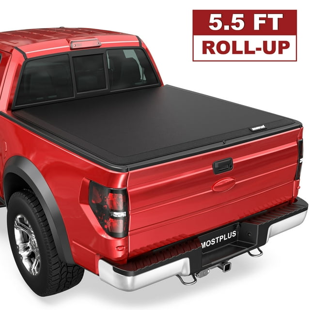 5.5FT Soft Roll up Truck Bed Tonneau Cover for 20092023 Ford F150 F