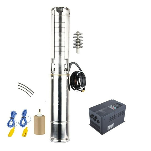 5.5HP 25000 LPH 91M High Head Deep Well Submersible No Battery Solar Water Pump For Farm MODEL(4EPSC25/91-D380/4000) ,High Efficiency