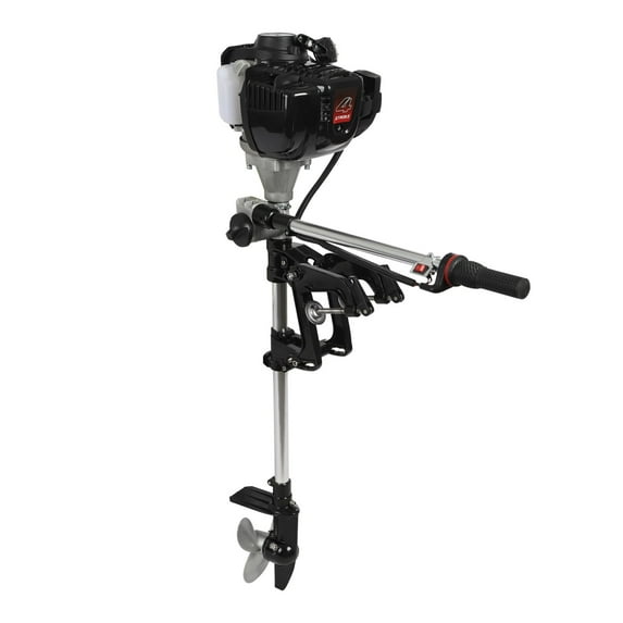 5.5HP Fishing Boat Engine Gasoline Air Cooled Motor 52cc 4 Stroke Outboard Motor