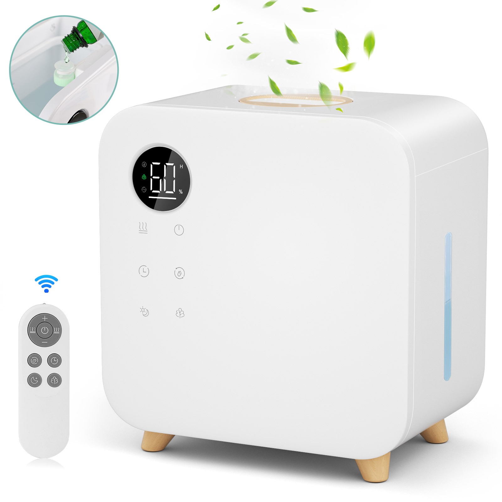 Motorola Smart Nursery Humidifier Connected Humidifier with Air and
