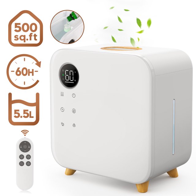 5.5L Air Humidifiers for Large Room, Fimilo Cool Mist Humidifier for