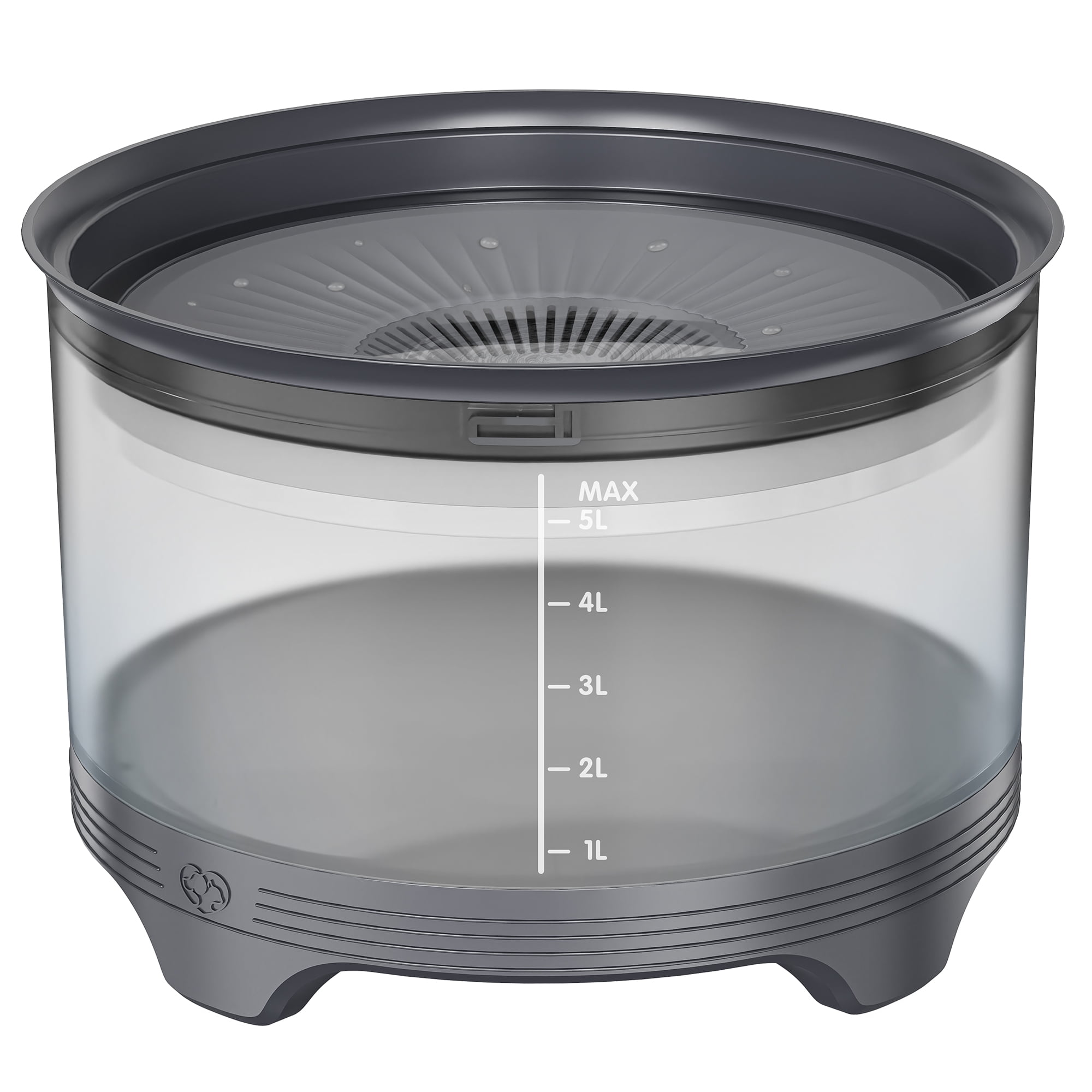 5.5L Dog Water Bowl,186oz Large Capacity No Spill Water Bowl for Dogs, Splash Proof Slow Water Feeder with Heightened Base, Anti-Slip Slow Drinking Pet Water Bowl for Messy Drinkers