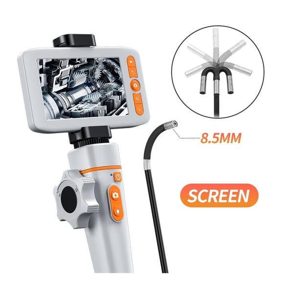 5.5MM/8.5MM Articulating Endoscope Visual Automotive Inspection Camera With 2-Ways &180 Degree Articulates Probe , User-Friendly Borescopes
