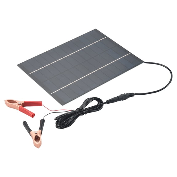5.5W 12V Solar Panel Battery Charger Board Waterproof Polycrystalline Plate Outdoor Emergency Charging Board For Boat Car Motorcycle Outdoor