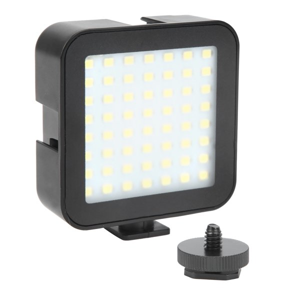 5.5W Mini 56 LED Fill Light Portable 60 Angle 6000K for Mobile Phone Studio Video