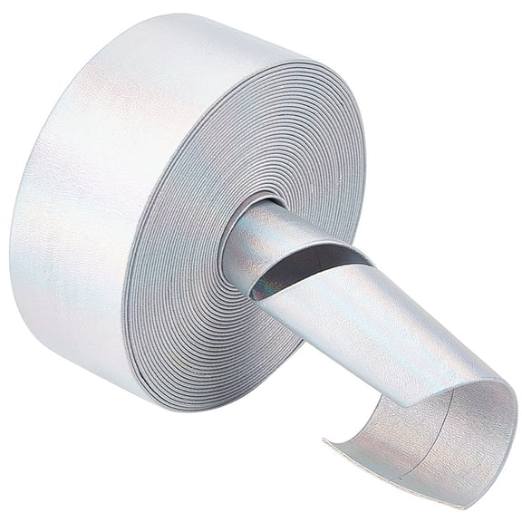 5.5Ydsx1.18 Metallic Leather Straps 0.03" Thick golden Flat Glossy Pu Leather Strip Shiny Leather Lace Stripper Beading String Ribbon Double Sided Leather Supplies Cord for Craft