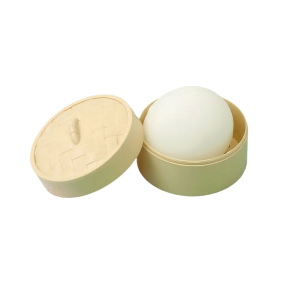 5.5cm DumplingSquishy Toys for Stress Relief, Simulation Dim Sum Slow Rising Fidget, Cute Steamed DumplingSqueeze