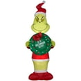 thumbnail image 1 of 5.5ft Grinch Inflatable, 1 of 3
