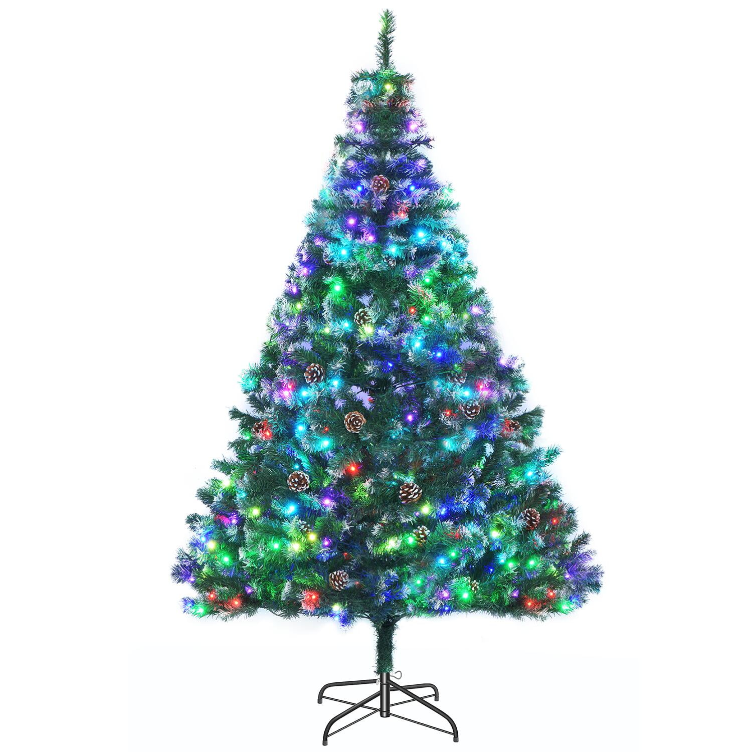 5.5ft PreLit Pencil Christmas Tree for Home, Office, Party Decoration