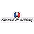 thumbnail image 1 of 5.5in x 2in France Is Strong Eiffel Tower Peace SymbolVinyl Sign Sticker Window Stickers Vinyl Decals Decal, 1 of 1