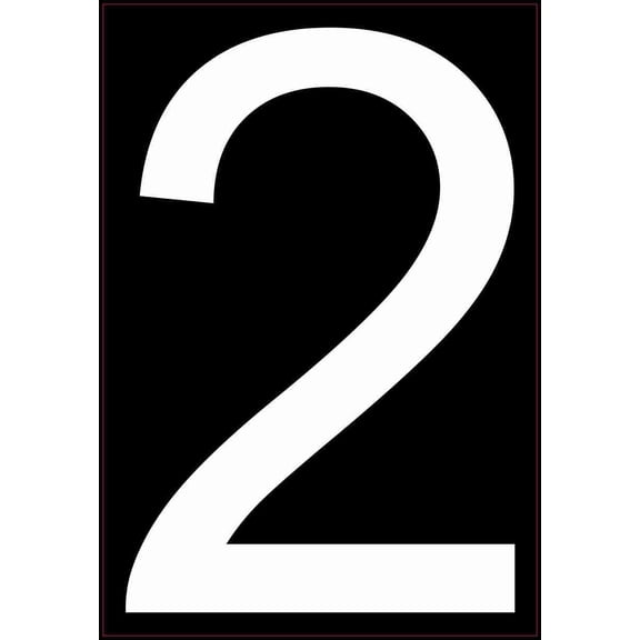 5.5in x 8in Address Number 2 Magnet