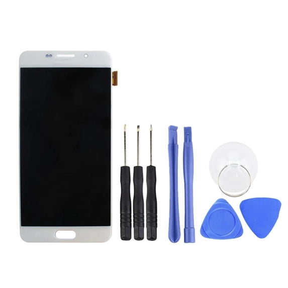 5.5inch New LCD Touch Screen Replacement Glass Assembly Repair Spare Part Compatible for Sumsung 2016 A7100, A710F, A710A White