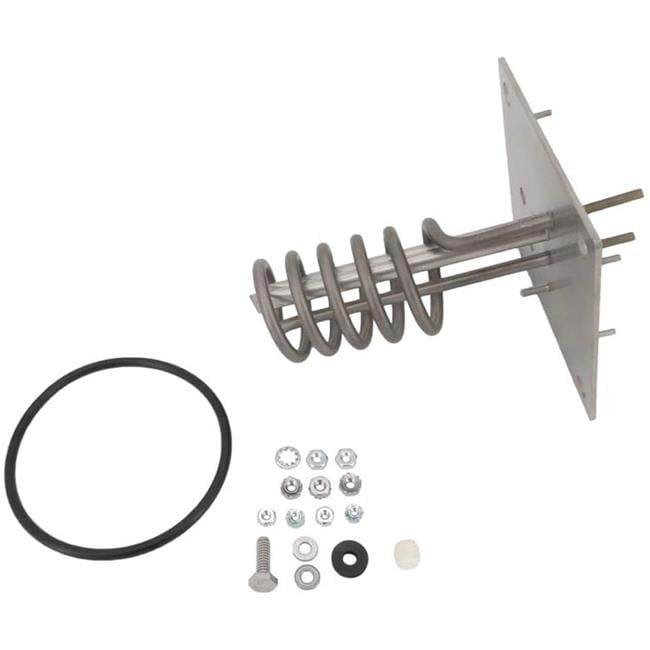 5.5kw 240V Titanium Coil Heater Element with 5 x 5 in. Plate - 6 in.