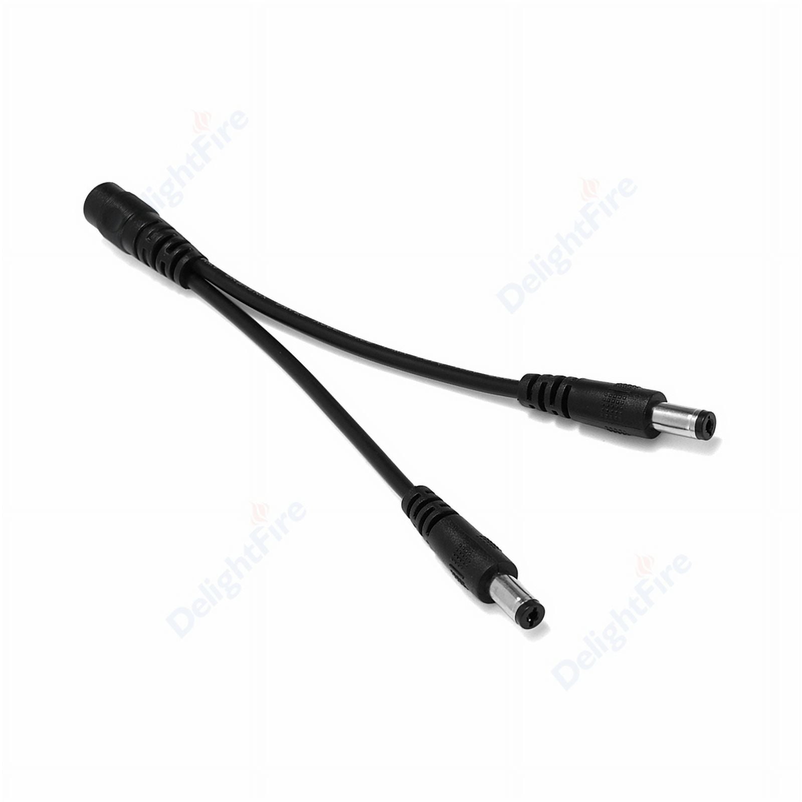5.5mm*2.1mm DC Power Connector Wire 12V Splitter Power Cable Jack